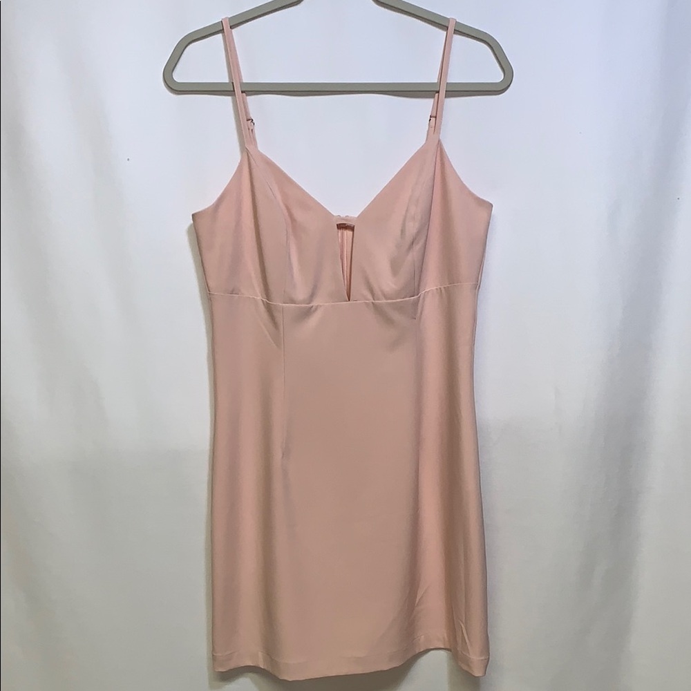 Lulu's Soft Pink Mini Dress